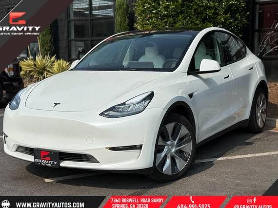 TESLA MODEL Y 2021 5YJYGDEE9MF271592 image